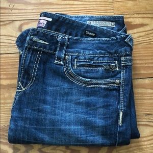 Express Rerock skinny jeans